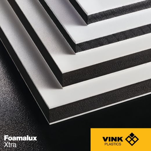 Foamalux Xtra S2 PVC Foam White 2440x1220x10mm 1PE | Vink Plastics