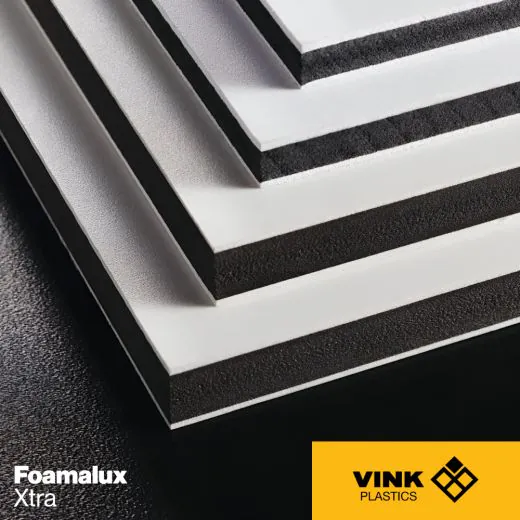Foamalux Xtra S2 PVC Foam White 2440x1220x10mm 1PE | Vink Plastics